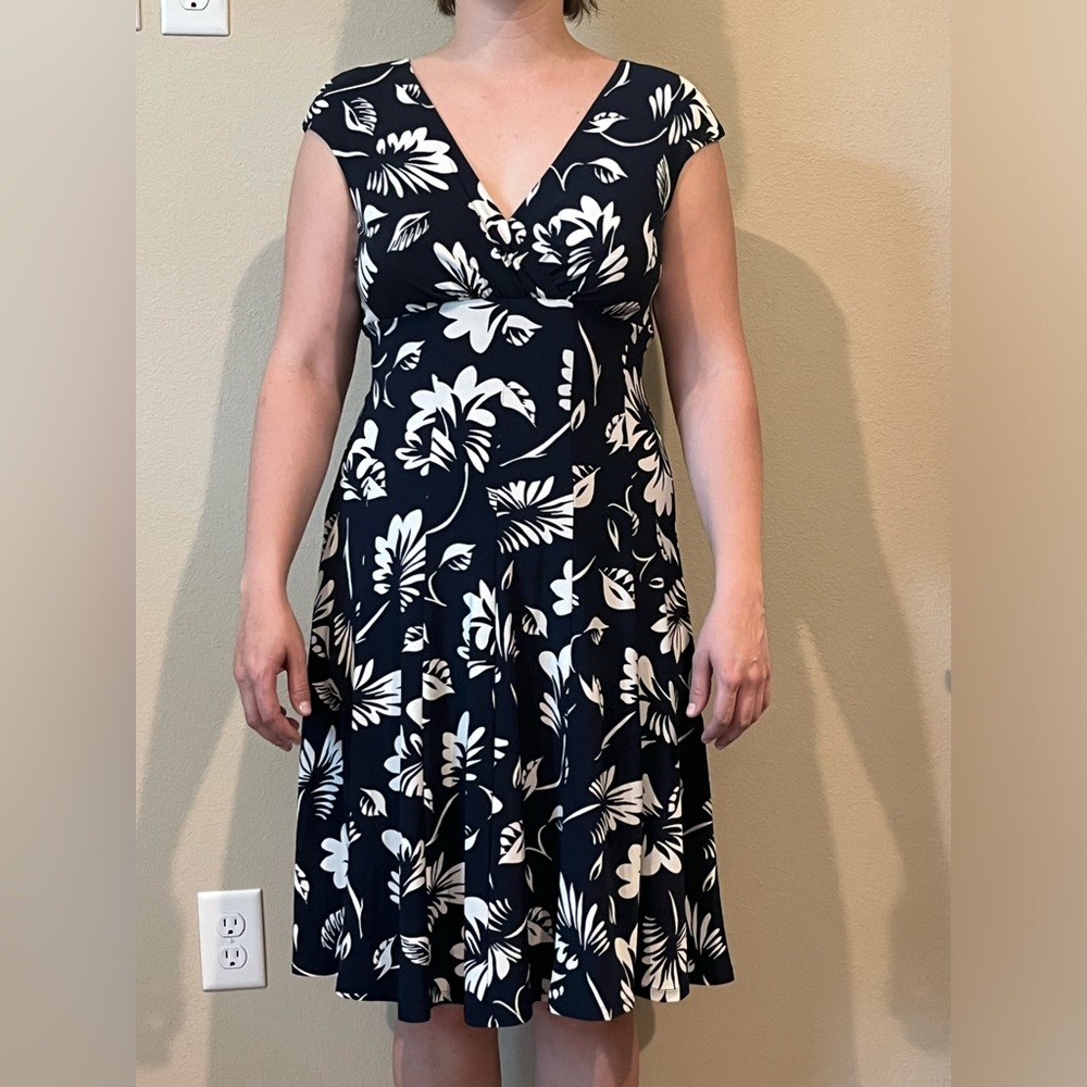 COPY - Lauren Ralph Lauren Dark Navy Dress Sz 6